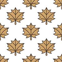 Rustic burlap and autumn leaves seamless tile pattern with natural textures and earthy tones concept as Natural burlap textures and earthy autumn leaves create a rustic seamless ti Seamless Set vector