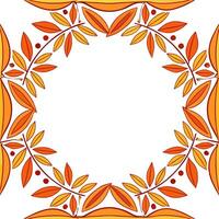 Rustic autumn wreath seamless tile pattern with colorful leaves and seasonal accents concept as Colorful autumn leaves and seasonal accents create a rustic autumn wreath seamless t Seamless Set vector