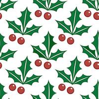 Autumn berries and vines seamless tile pattern with deep reds and vibrant greens concept as Deep red berries and vibrant green vines create an autumn berries and vines seamless til Seamless Set vector