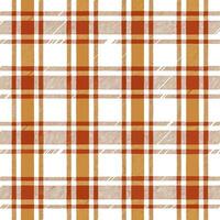 Cozy autumn plaid seamless tile pattern with warm hues and classic tartan design concept as Warm hues and classic tartan plaid create a cozy autumn plaid seamless tile pattern perf Seamless Set vector