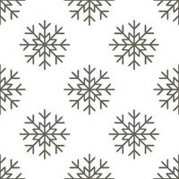 Minimalist snowflake design seamless tile pattern with clean lines and subtle frost details concept as Minimalist snowflakes with clean lines and subtle frost details create a seam Seamless Set vector