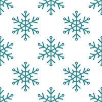 Elegant snowflake and reindeer seamless tile pattern with graceful winter motifs and cool tones concept as Graceful reindeer paired with elegant snowflakes create a seamless tile p Seamless Set vector