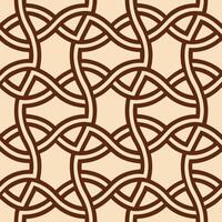 Celtic knots and spirals seamless tile pattern with rich earthy tones and intricate designs concept as Rich earthy tones highlight Celtic knots intertwined with spirals in seamless Seamless Set vector