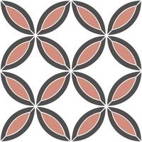 Geometric vintage seamless tile pattern with muted color palette for modern retro walls concept as Stylish geometric shapes arranged in seamless tile pattern perfect for modern ret Seamless Set vector