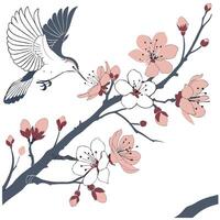Elegant spring seamless tile pattern with soft blossoms and pastel shades for gentle spaces concept as Soft and elegant spring blossoms arranged in a seamless pattern with pastel s Seamless Set vector