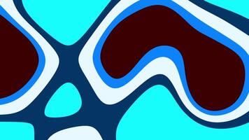Blue and turquoise abstract design suitable for backgrounds, digital art, prints, packaging, and web design projects looking for vibrant colors. video