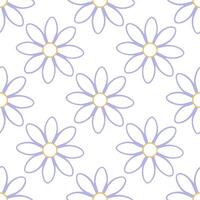 Serene spring pastel seamless tile pattern with light pinks blues and yellows for peaceful spaces concept as Soft pink blue and yellow pastels in a seamless pattern creating serene Seamless Set vector