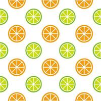 Fun summer seamless tile pattern with citrus fruits and refreshing drinks for a lively outdoor party concept as Bright citrus fruits and refreshing drinks in a seamless tile patter Seamless Set vector