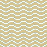 Relaxing summer seamless pattern with soft waves and sandy beaches for tranquil coastal spaces concept as Soft waves and sandy beaches arranged in a seamless pattern for creating a Seamless Set vector