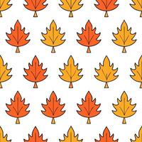 Winter warmth seamless tile pattern with bonfires and autumn trees for cozy outdoor spaces concept as Bonfires and autumn trees arranged seamlessly to create cozy and warm outdoor Seamless Set vector