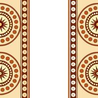 Aboriginal dot art and traditional patterns seamless tile pattern with earthy tones and cultural motifs for authentic decor concept as Earthy toned Aboriginal dot art and tradition Seamless Set vector