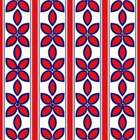 African Maasai beaded patterns and vibrant colors seamless tile pattern with bold reds and blues for cultural decor concept as Bold red and blue Maasai beaded patterns arranged sea Seamless Set vector
