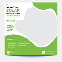 Promote Solar Power with Ready to Use Templates vector