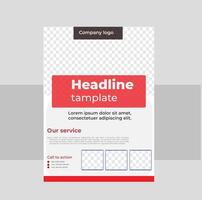Corporate business flyer design vector