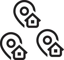 Map pin icon. location pin place marker. Location icon. Map vector