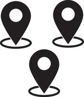 Map pin icon. location pin place marker. Location icon. Map image vector