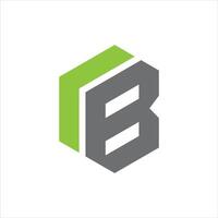 RB Letter monogram Initial Logo Design Template Illustration. RB elegant and Professional icon design vector