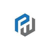 PW Letter monogram Initial Logo Template Illustration. PW elegant and Professional icon design vector
