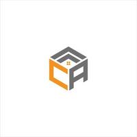 ACA Letter monogram Initial Logo Design Template Illustration. ACA elegant and Professional icon design vector
