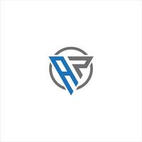 AP Letter monogram Initial Logo Design Template Illustration. AP elegant and Professional icon design vector