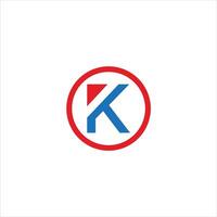 IK Letter monogram Initial Logo Design Template Illustration. IK elegant and Professional icon design vector