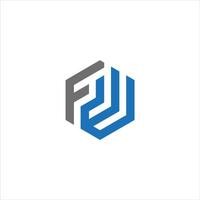 FW Letter monogram Initial Logo Design Template Illustration. FW elegant and Professional icon design vector