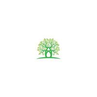 TREE Letter monogram Initial Logo Template Illustration. TREE elegant and Professional icon design vector