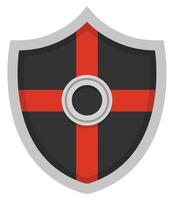 Protect shield security icon isolated on white background. vector