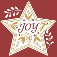 Star Joy Illustration Festive Design vector