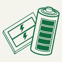Battery And Energy Source Graphic Icon Design vector