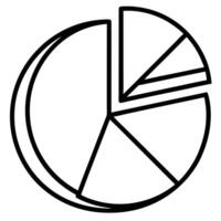 Pie Chart Diagram Data Analytics Graphic vector