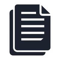 Stack Of Documents Icon Illustration vector