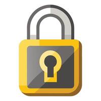Padlock Icon For Security And Privacy vector