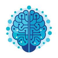 Ai Brain Circuit Digital Innovation Technology vector