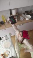 Engaging in creative cooking while utilizing social media to enhance interactions in the kitchen video
