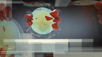 Abstract Playful Spherical Shape 3D Rendering video