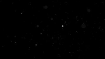 Atmospheric floating particles in soft motion video