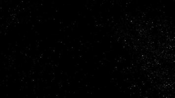 Light particles floating in dark background video