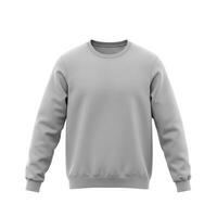 Mockup of plain crewneck sweatshirt ready for customization photo