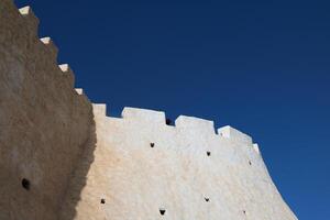 Historic fortress wall architecture in agadir oufella agadir morocco photo