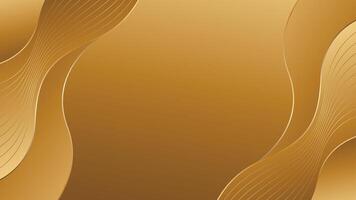 Elegant Gold Gradient Flow Background for Presentation or Invitation vector