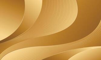 Elegant gold wave background texture vector