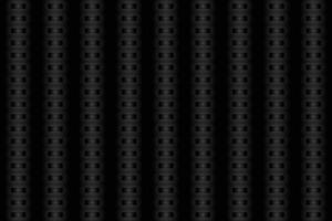 Abstract black background geometric element with smooth white spot in rectangles pattern banner. vector