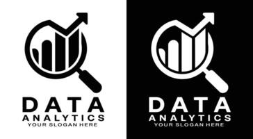 Bar Lens Insight Data Analytics Logo vector