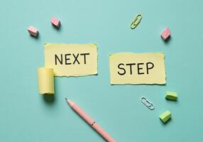 Next step and step on sticky notes next step and step on sticky notes next step and step on photo