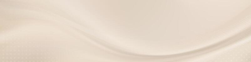 Abstract soft cream flowing background vector