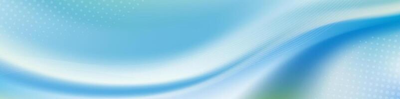 Abstract soft blue flowing background vector