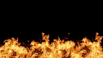 Fire on back ground. Overlay perfect for compositing into your shots. Simply drop it in and change its blending mode to screen or add. 3D Illustration photo