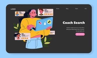 Explore and Discover Your Ideal Coach Using Our Comprehensive Coach Search Platform Today vector
