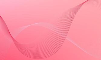 pink abstract wave pattern background vector
